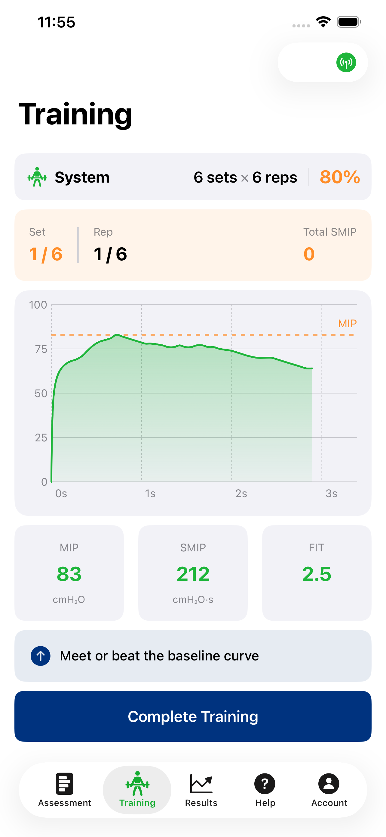 Baseline in progress
