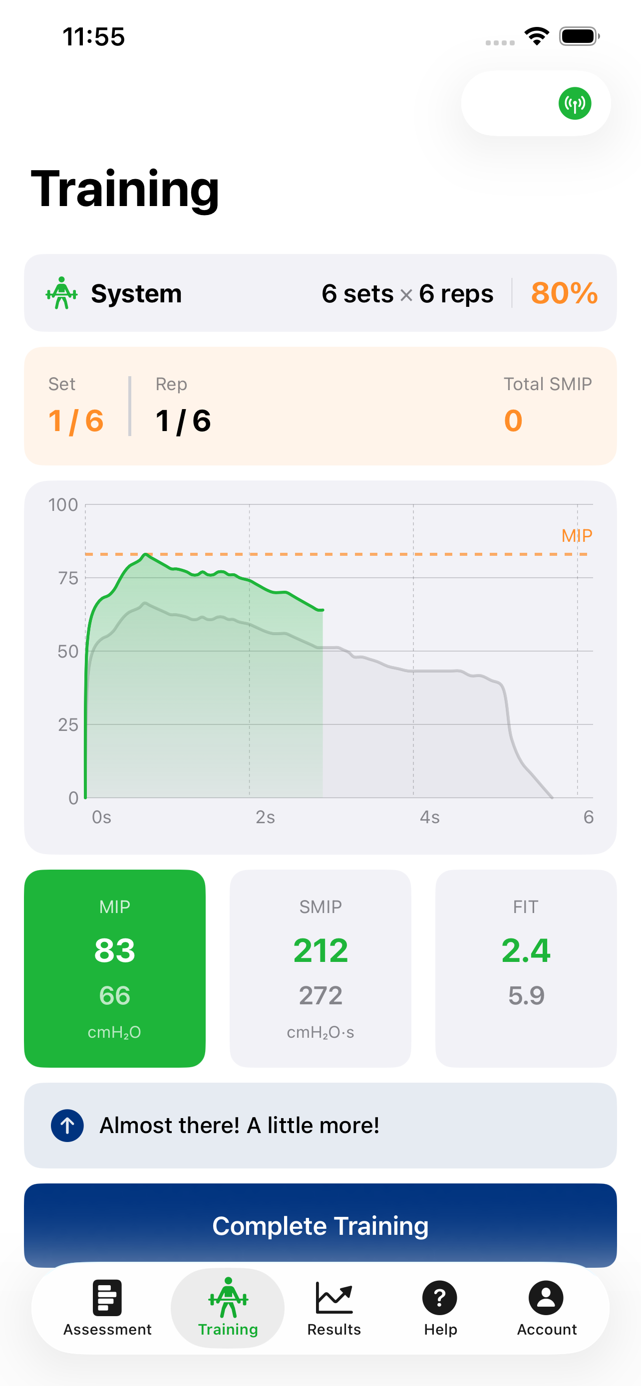 Training in progress